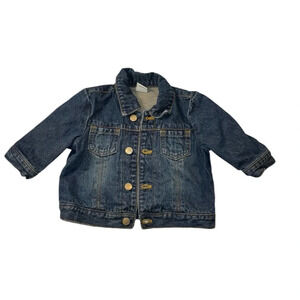 Disneystore Studio Collection Baby Jean Jacket with Mickey Sketch on back